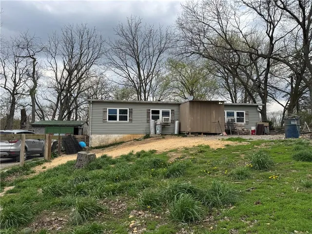 a view of a house with a patio