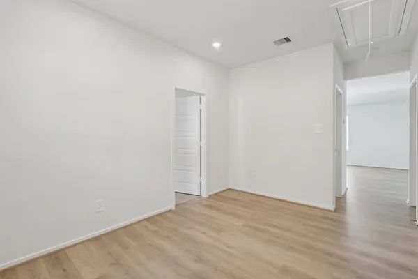 a view of empty room