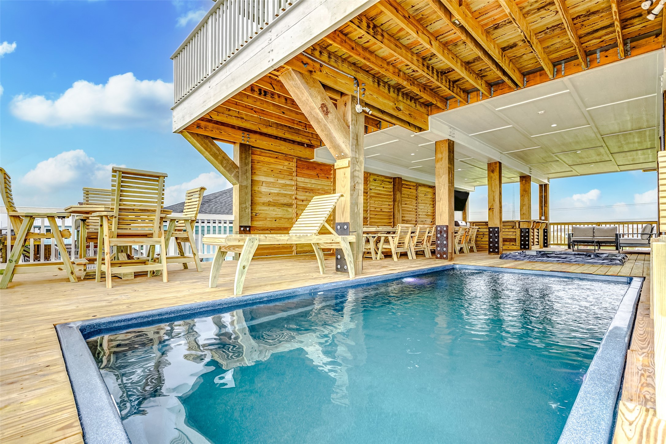 1395 Keith Avenue Port Bolivar, TX 77617 - Photo 10 of 38 a view of a swimming pool