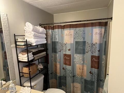 501 Arnold Way Coolidge, AZ 85128 - Photo 10 of 15 a bathroom with a shower and mirror