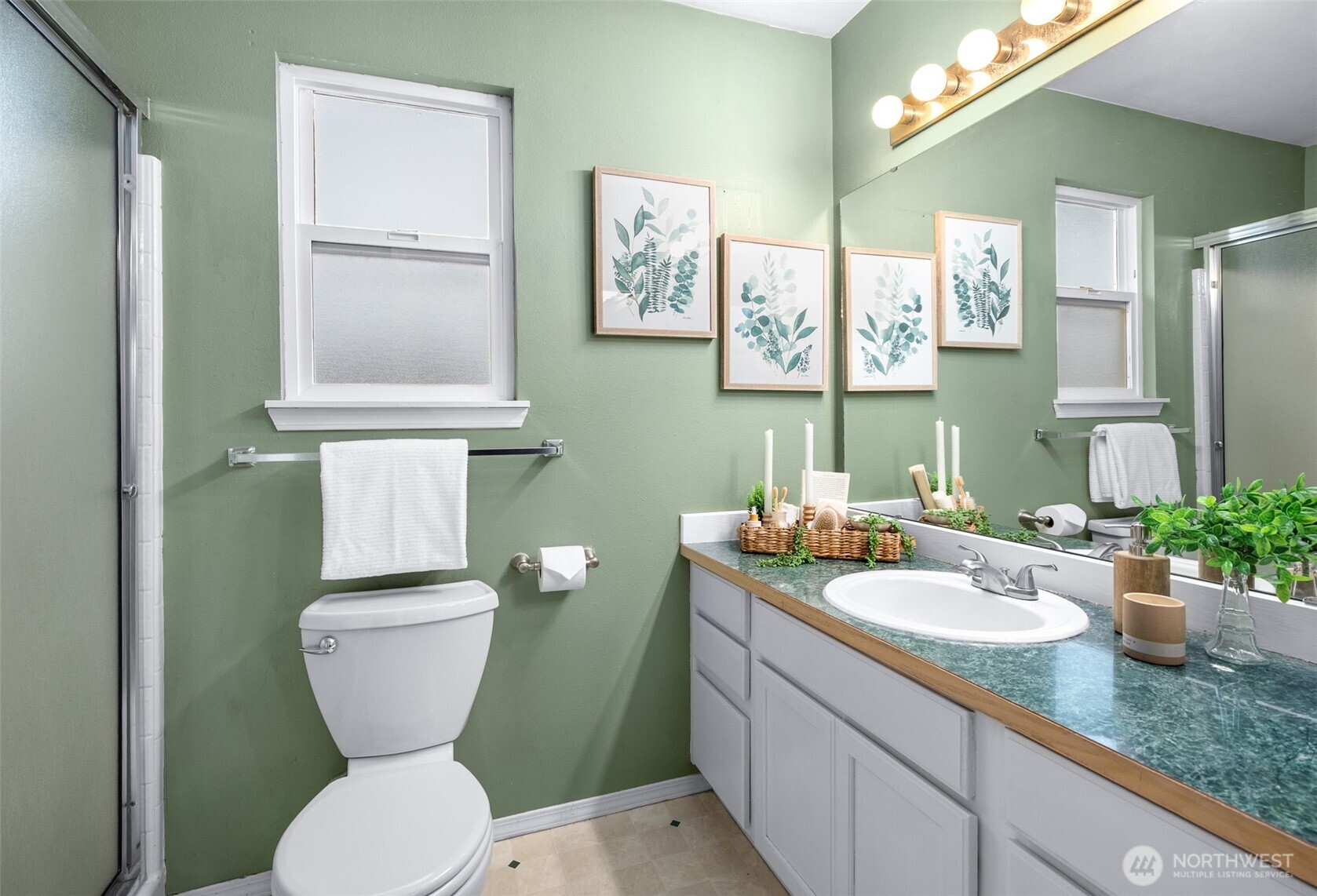 17639 Stanton Street Southeast Monroe, WA 98272 - Photo 10 of 24 a bathroom with a toilet sink and mirror