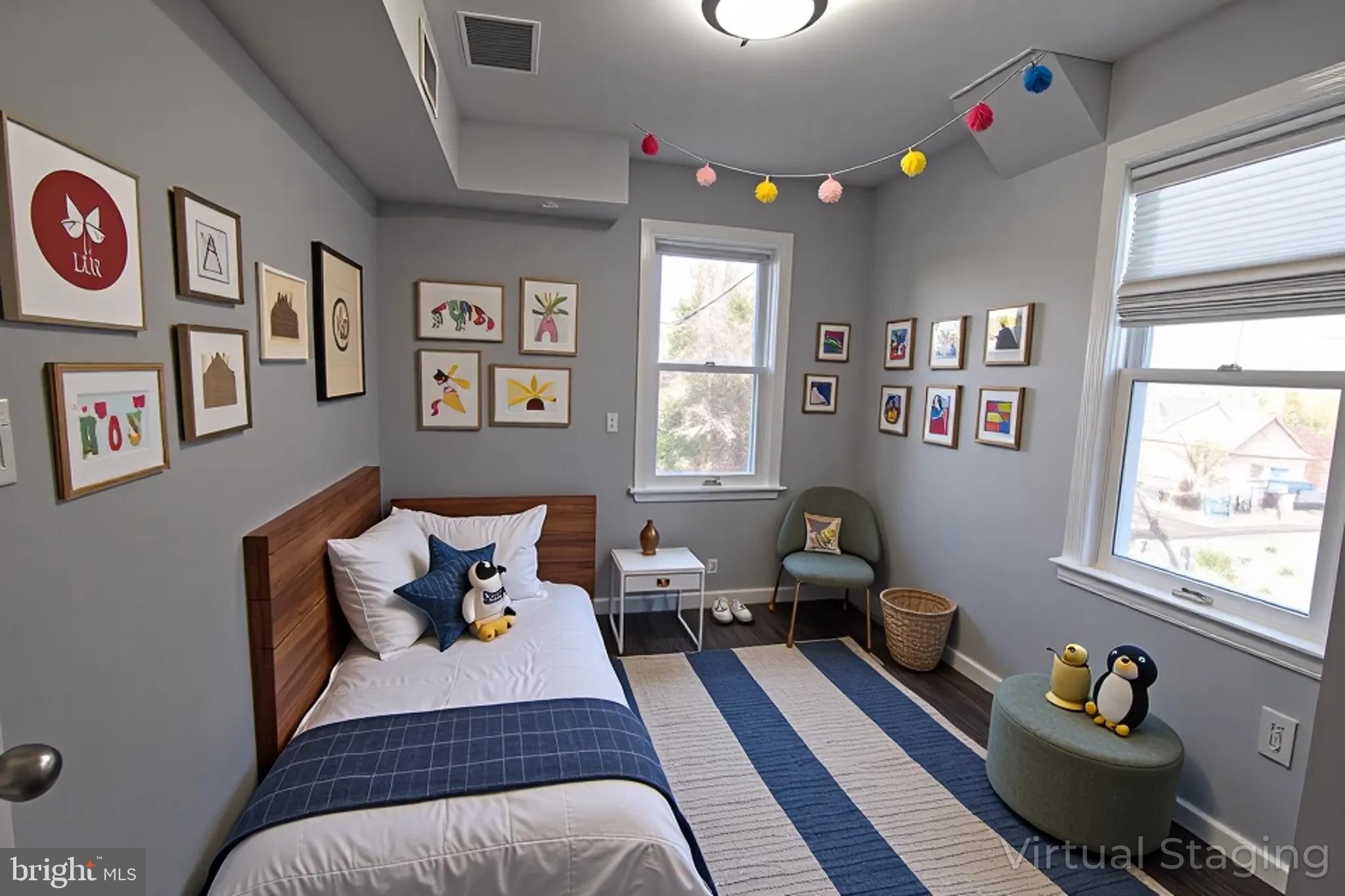 421 Bridgeboro Street Riverside, NJ 08075 - Photo 8 of 19 a bedroom with furniture and a window