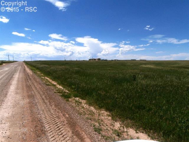 32280 Funk Road Calhan, CO 80808 - Photo 28 of 28 From southeast corner looking west - Funk Road frontage