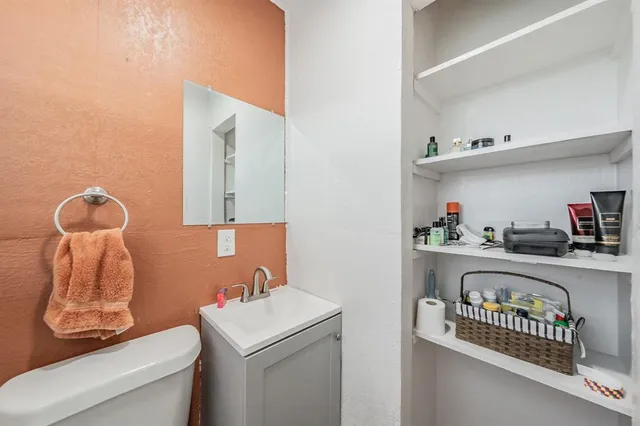 a room with storage and utility