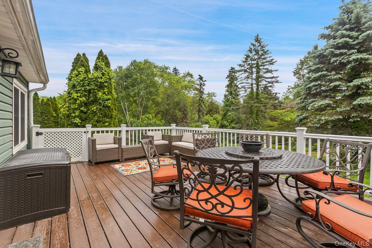 5 Adair Road Cortlandt Manor, NY 10567 - Photo 32 of 36 Large deck with stairs to backyard.