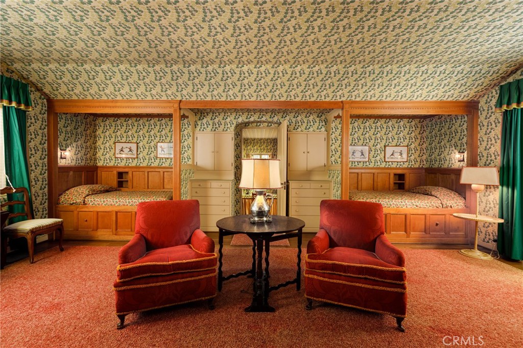 28641 North Shore Road Lake Arrowhead, CA 92352 - Photo 14 of 75 a living room with furniture and a large window