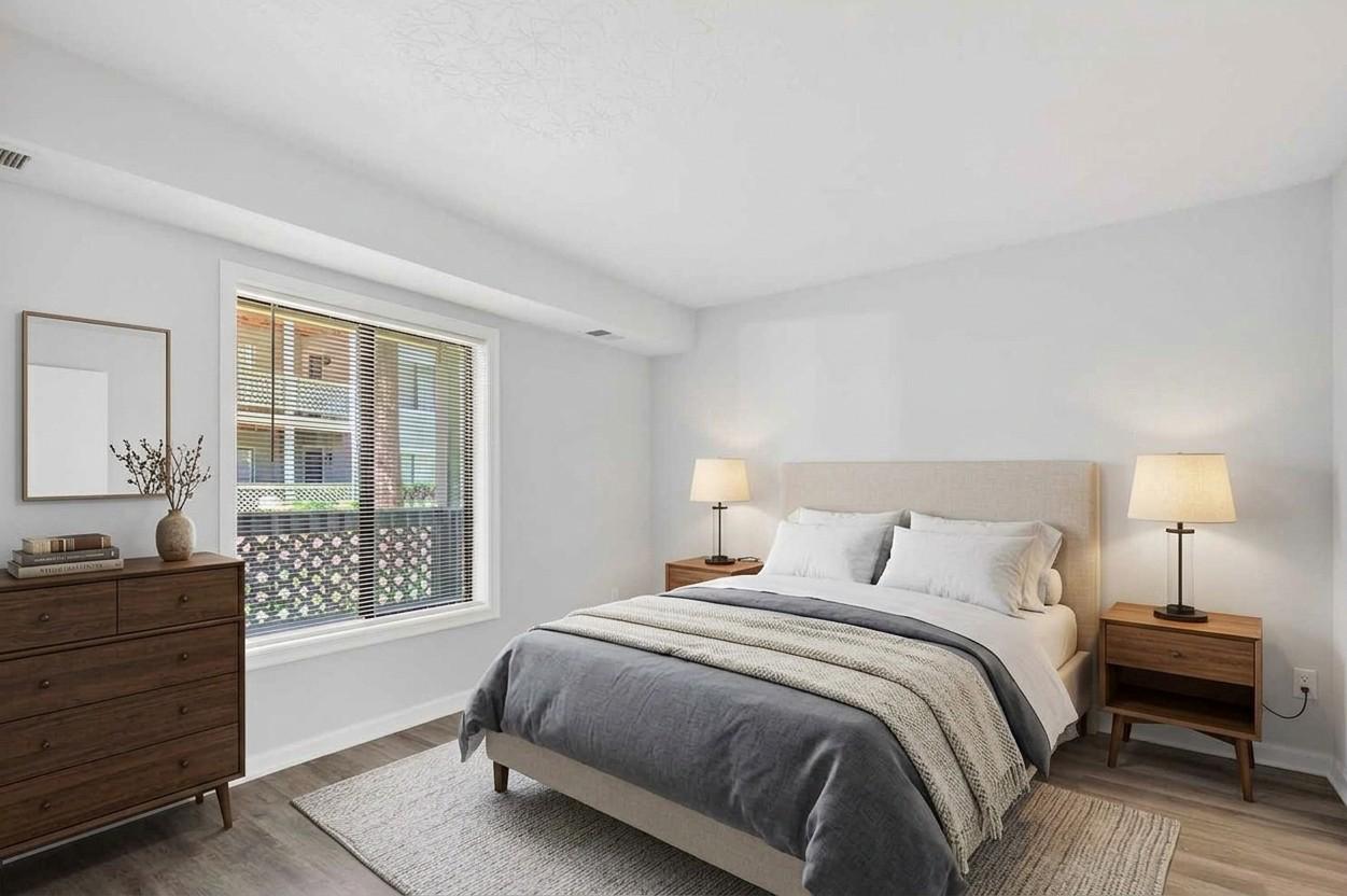 2281 Hunter's Run Drive, Unit 2281 Reston, VA 20191 - Photo 17 of 25 Virtually Staged Bedroom