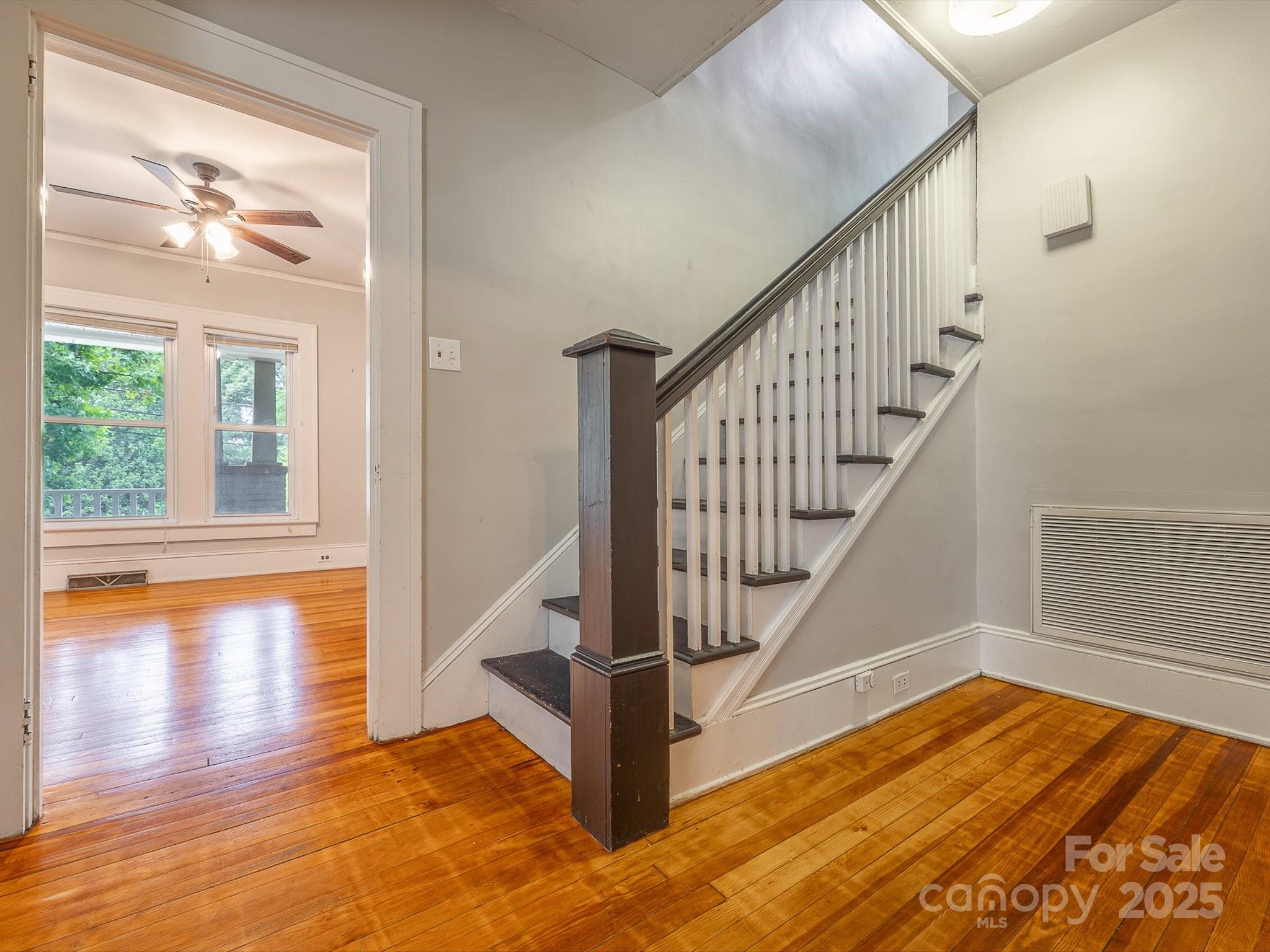 808 West Union Street Morganton, NC 28655 - Photo 30 of 40 a view of an entryway with wooden floor