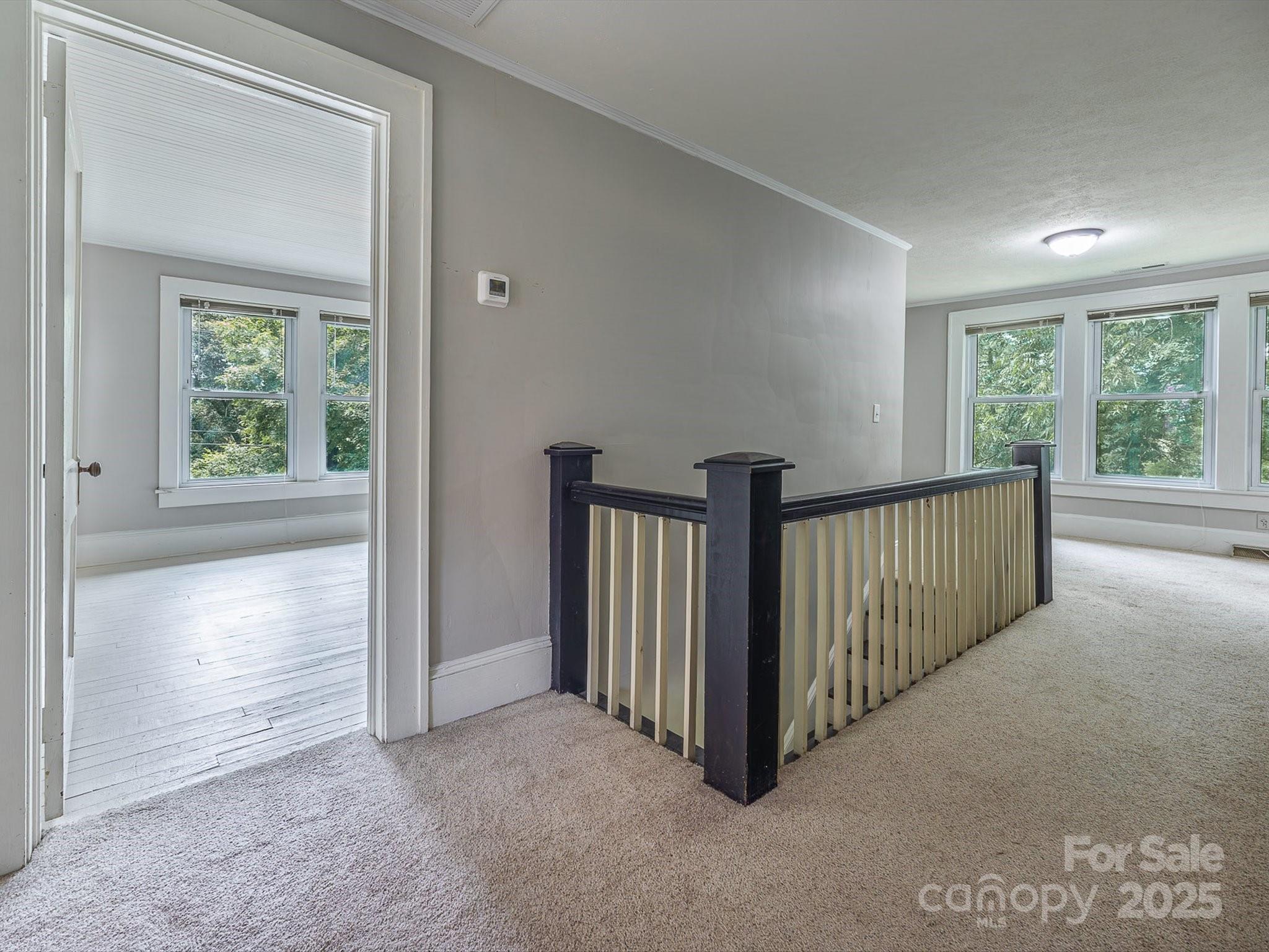 808 West Union Street Morganton, NC 28655 - Photo 31 of 40 a view of a hallway with windows