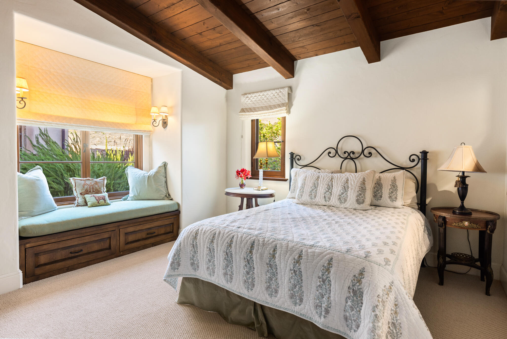1220 Franklin Ranch Road Goleta, CA 93117 - Photo 13 of 30 a bedroom with a bed and a large window with outer view