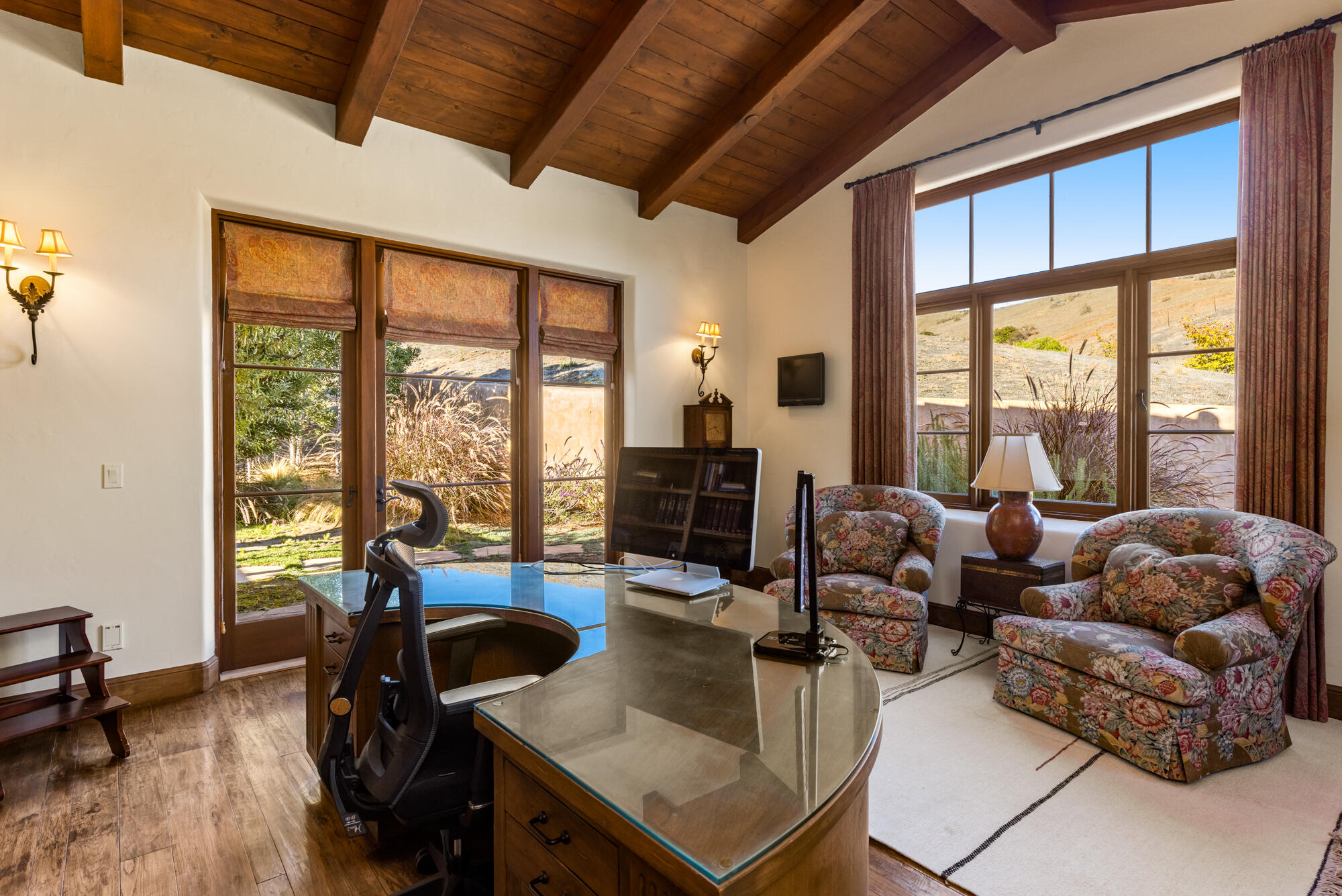 1220 Franklin Ranch Road Goleta, CA 93117 - Photo 19 of 30 a living room with furniture and floor to ceiling windows