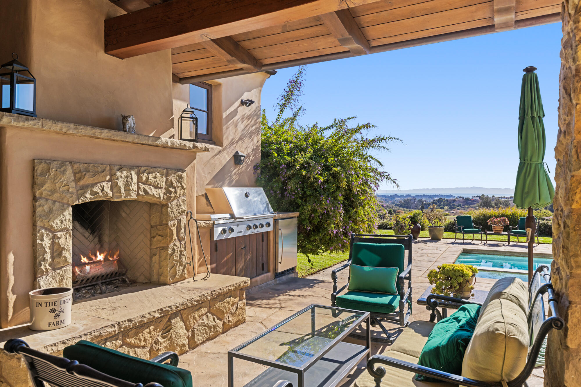 1220 Franklin Ranch Road Goleta, CA 93117 - Photo 21 of 30 a view of a patio with couches chairs and a potted plants