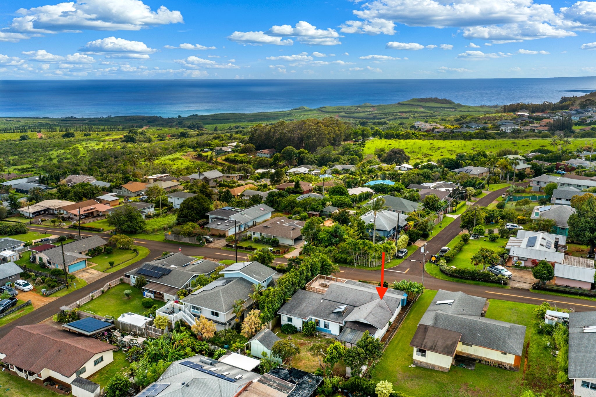 3600 Waha Road Kalaheo, HI 96741 - Photo 2 of 27 an aerial view of residential houses with outdoor space and ocean view