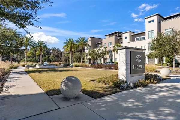 a view of a building with outdoor space