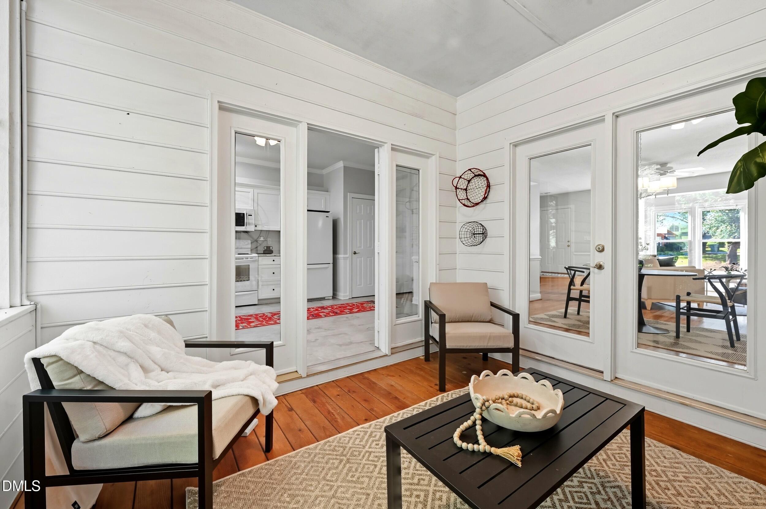 4111 Settlement Drive Durham, NC 27713 - Photo 12 of 25 a living room with furniture and wooden floor
