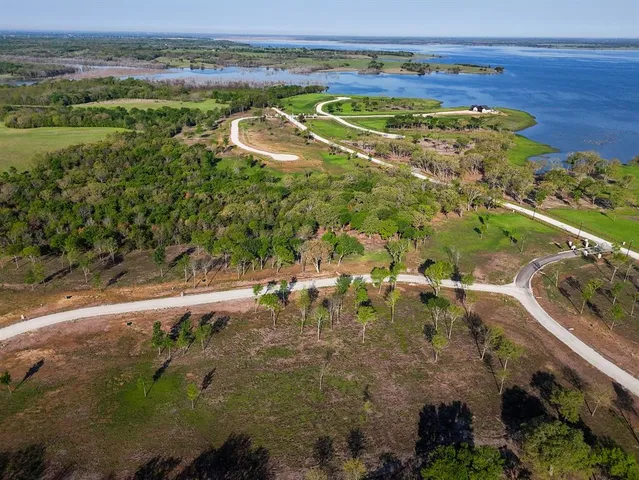 a view of a lake with a mountain