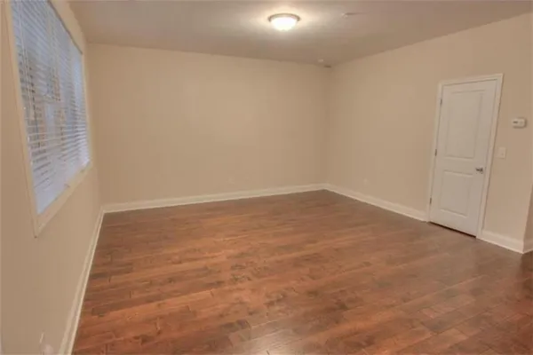 a view of empty room