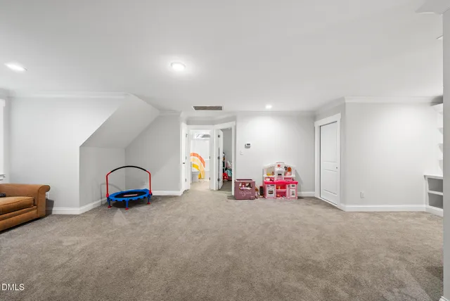 a view of a room with toys