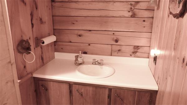 4 Monroe Hill Road Rowe, MA 01367 - Photo 8 of 17 a bathroom with a sink and a mirror