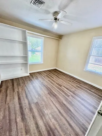 wooden floor in an empty room