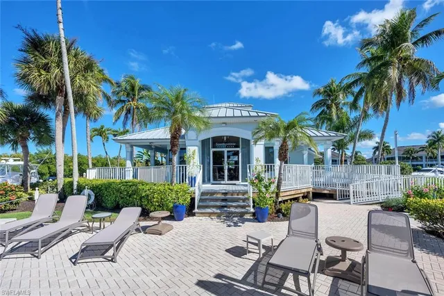 a view of a house with a patio