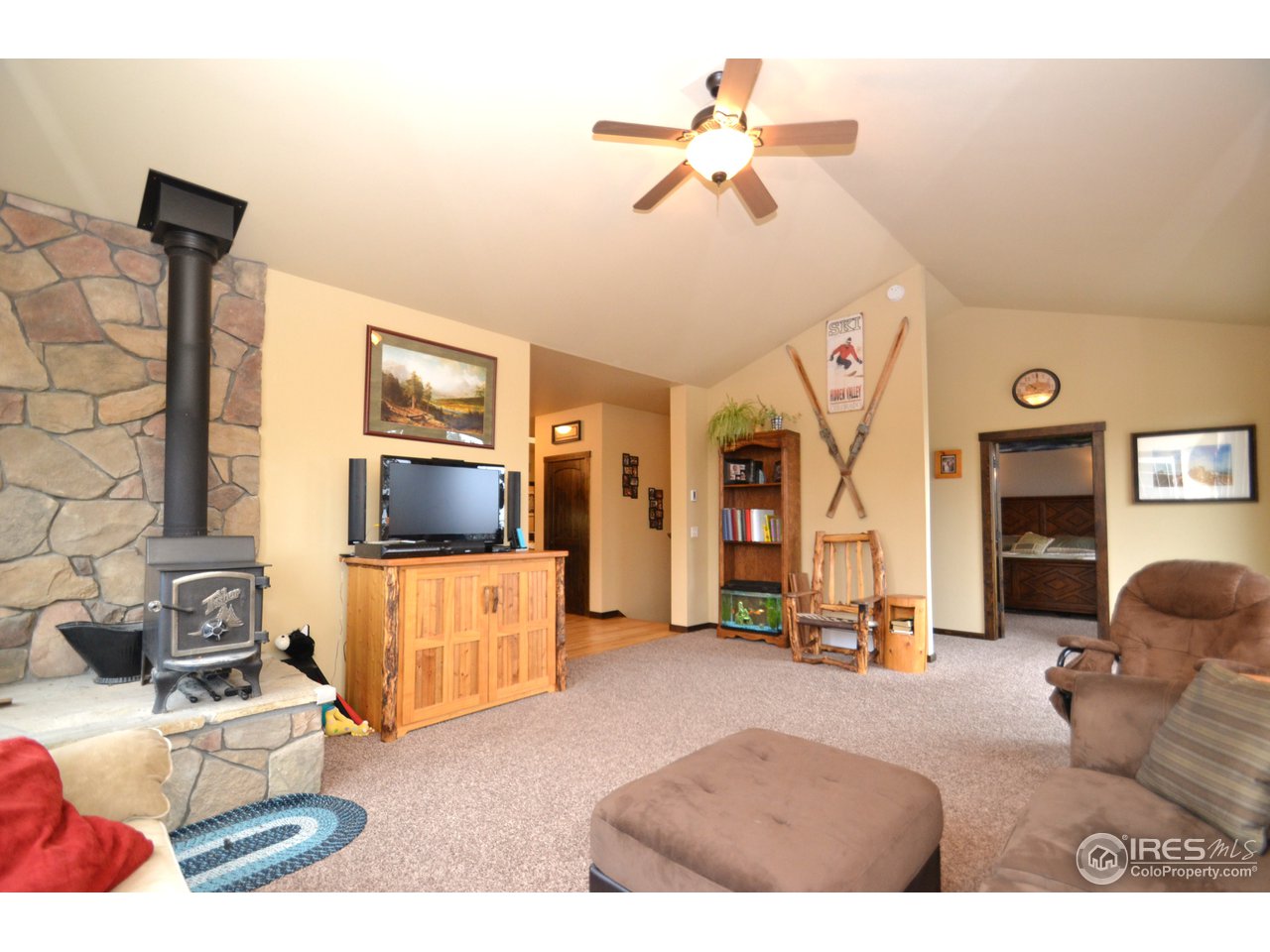 381 Cherokee Road Lyons, CO 80540 - Photo 10 of 25 Warm Woodstove