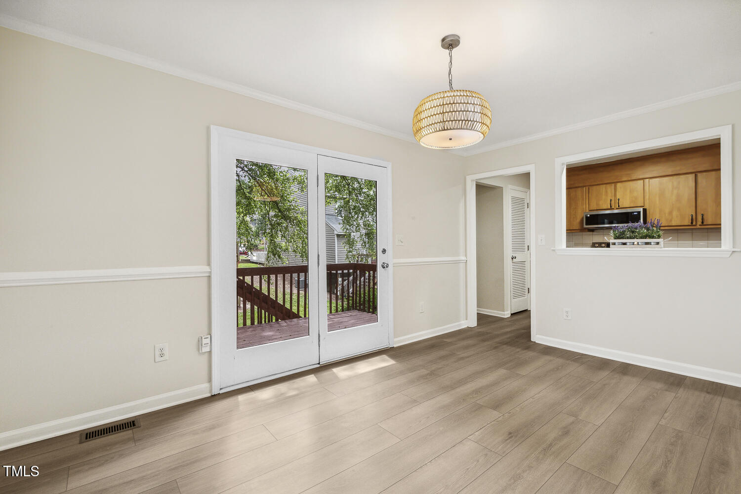 120 Joanne Circle Cary, NC 27513 - Photo 10 of 34 a view of a room with wooden floor workspace