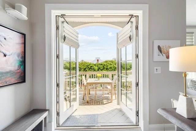 a view of front door