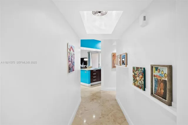 a view interior of a house and an empty room