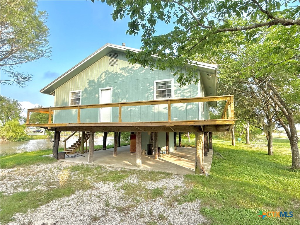 109 River Road Tivoli, TX 77990 - Photo 7 of 39 a view of a house with a yard balcony and sitting area