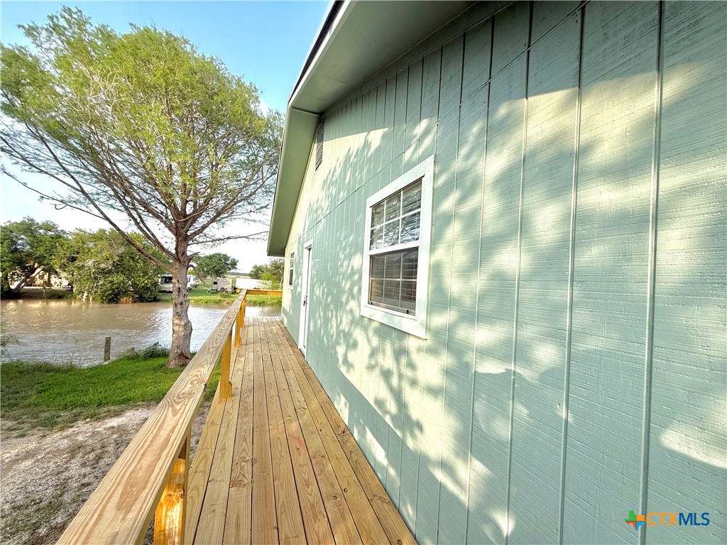 109 River Road Tivoli, TX 77990 - Photo 10 of 39 a view of balcony with hardwood