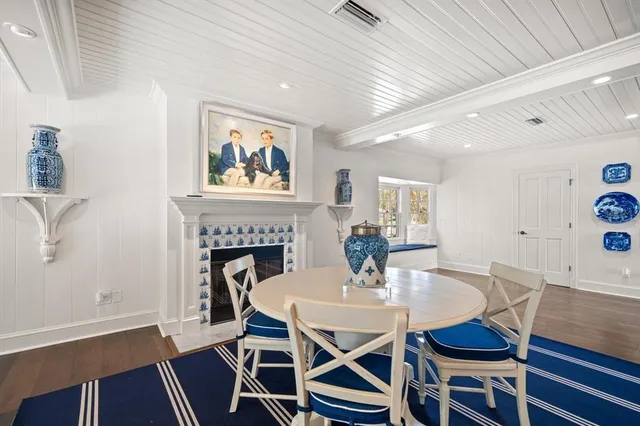 a bathroom with a sink double vanity and a shower