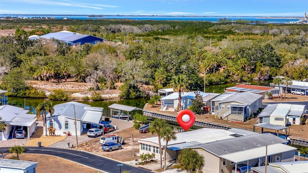 132 West St Lucia Loop Apollo Beach, FL 33572 - Photo 47 of 57 an aerial view of residential houses with outdoor space