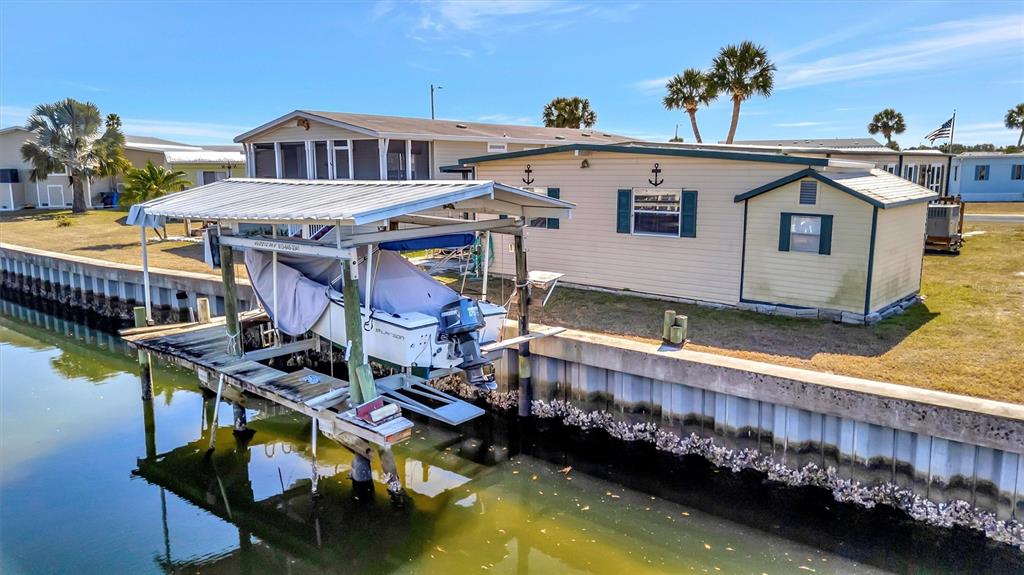 132 West St Lucia Loop Apollo Beach, FL 33572 - Photo 52 of 57 a aerial view of a house with swimming pool