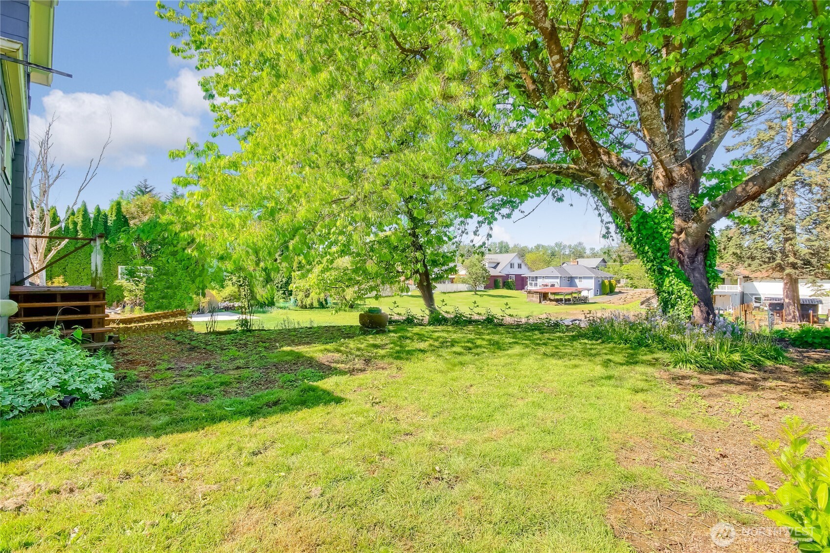 414 Sumner Avenue Sumner, WA 98390 - Photo 18 of 22 a view of a garden with a tree