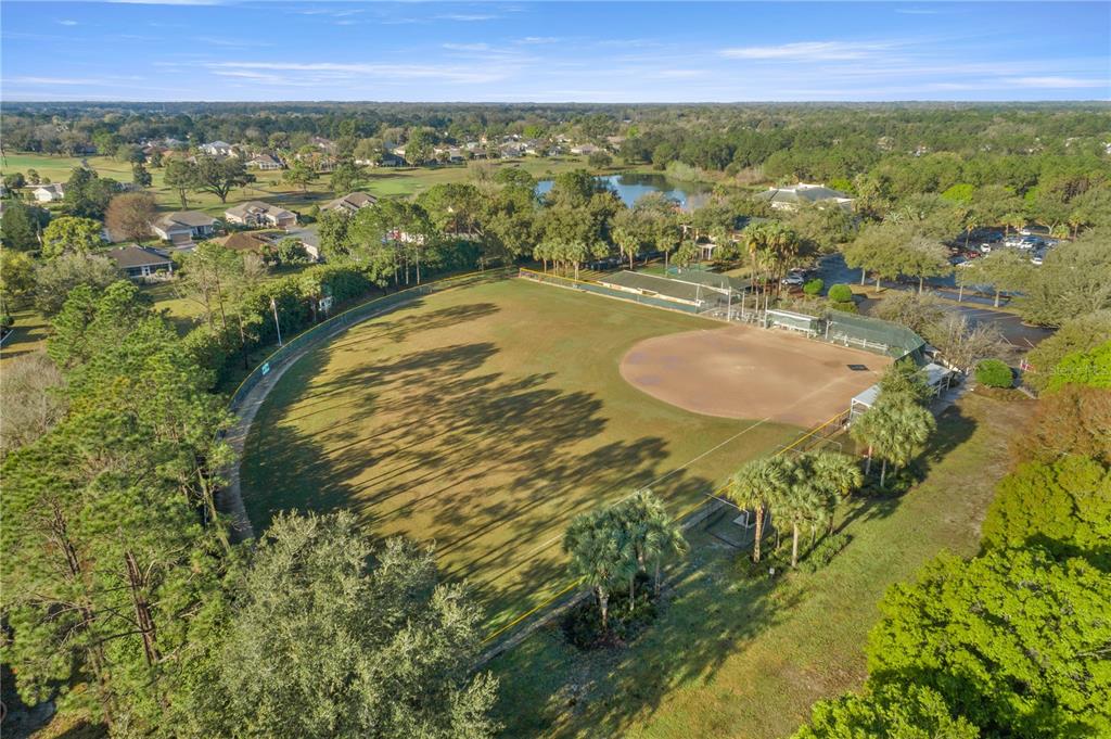 9512 Southeast 124th Loop Summerfield, FL 34491 - Photo 58 of 76 an aerial view of residential houses with outdoor space and trees