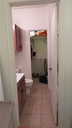 a view of walk in closet