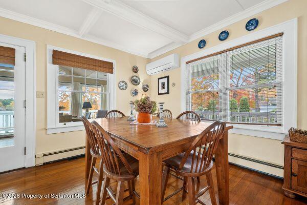 338 Point Road Factoryville, PA 18419 - Photo 24 of 55 a view of a dining room with furniture and wooden floor