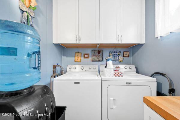 338 Point Road Factoryville, PA 18419 - Photo 37 of 55 a utility room with dryer and washer