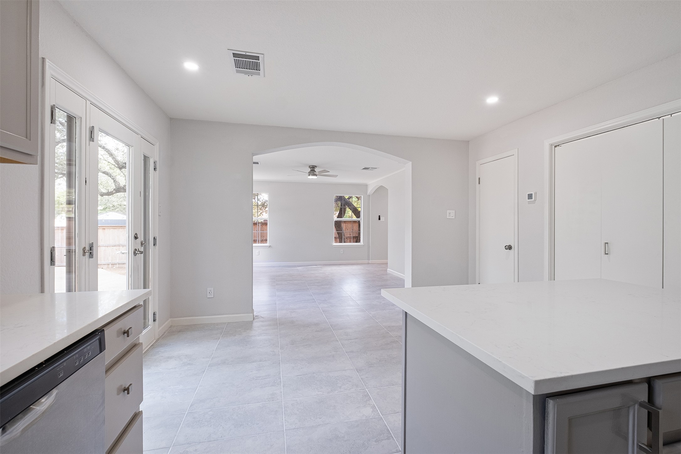 2101 Bridal Path Cedar Park, TX 78613 - Photo 14 of 38 a view of a hallway view with wooden floor and windows