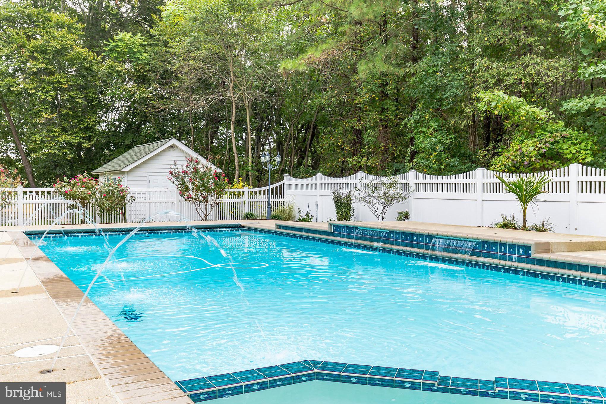 1808 Hatfield Road Huntingtown, MD 20639 - Photo 17 of 30 44' x 18' In-Ground Pool, Waterfalls, Hot Tub