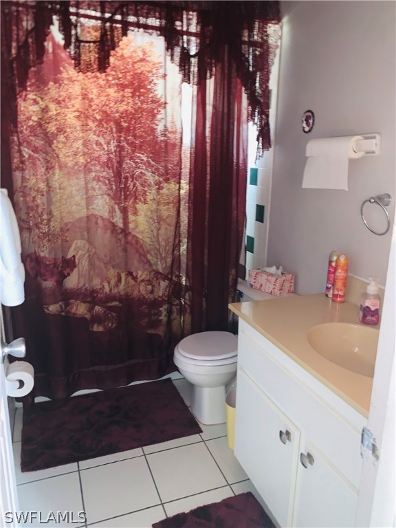 18189 Iris Road Fort Myers, FL 33967 - Photo 14 of 30 a bathroom with a sink a toilet and shower