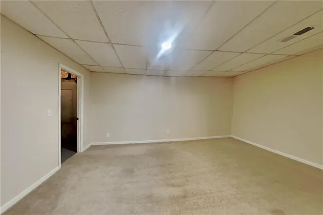 a view of empty room