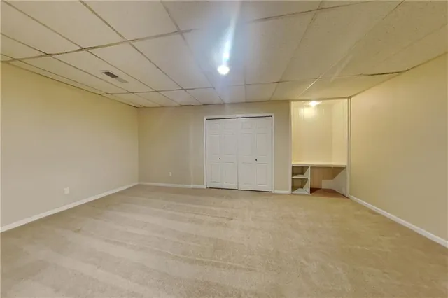 a view of empty room