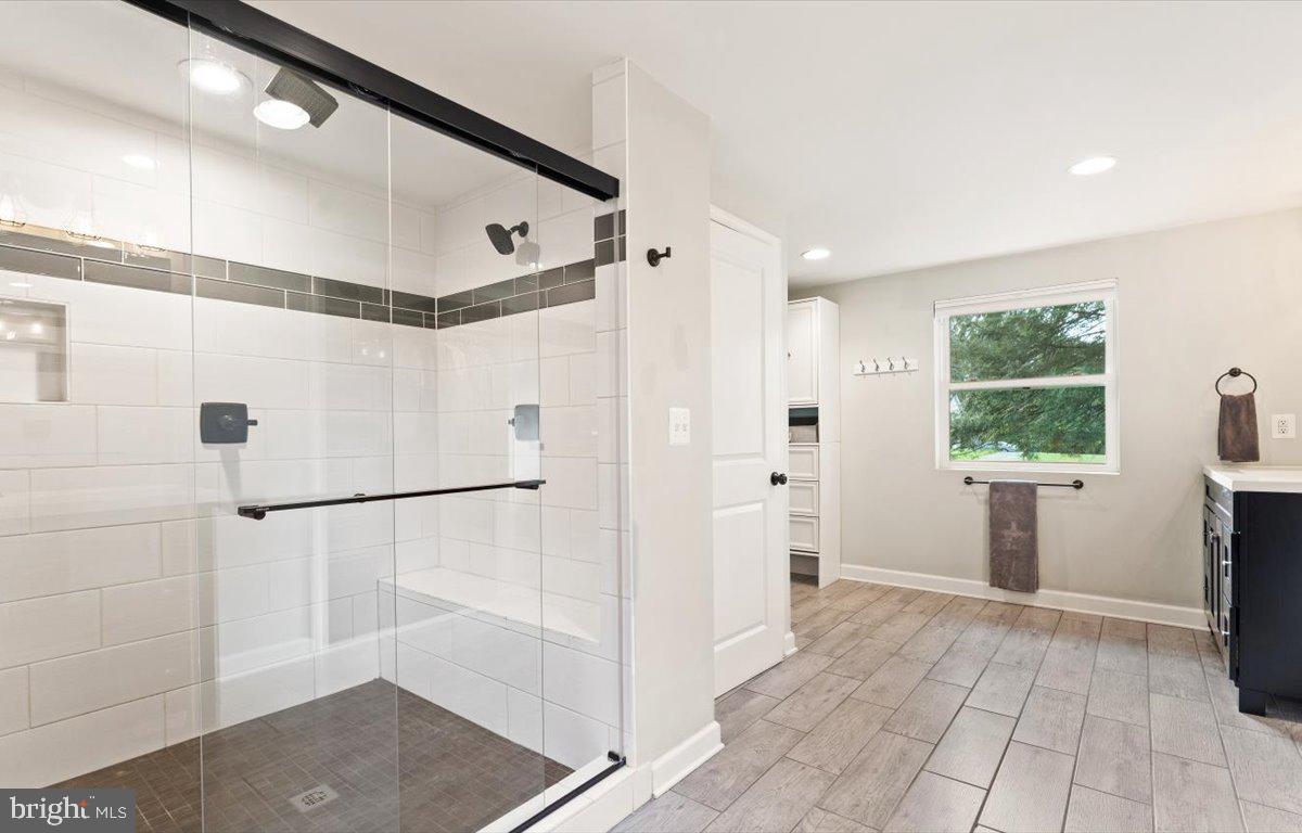 23280 Dover Road Middleburg, VA 20117 - Photo 33 of 64 Huge shower with multiple shower heads.
