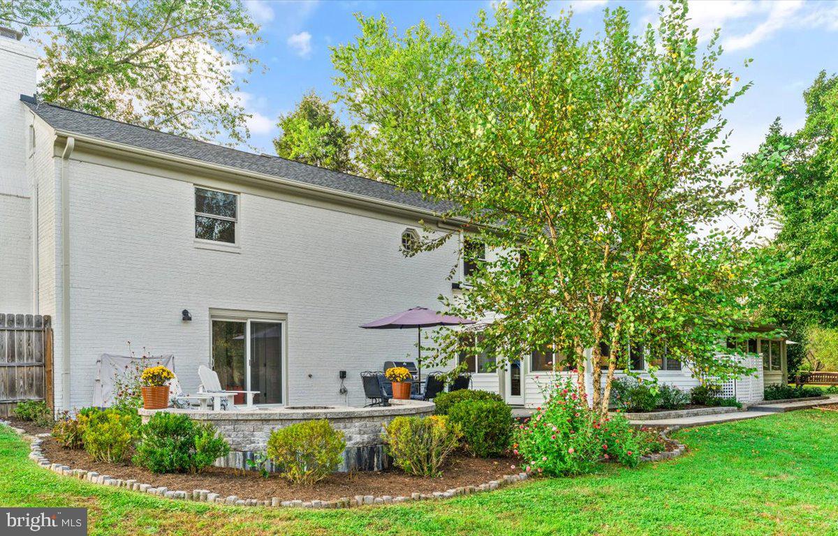 23280 Dover Road Middleburg, VA 20117 - Photo 40 of 64 Rear exterior with gorgeous patio with fire pit.