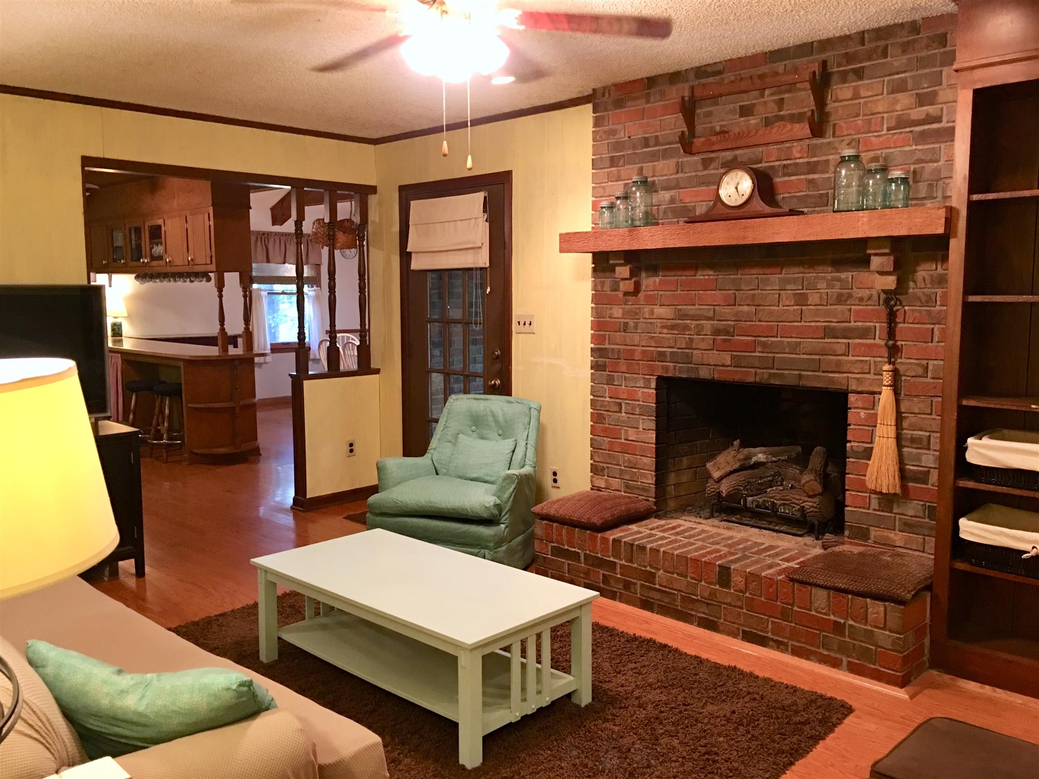206 Bonnertown Road Five Points, TN 38457 - Photo 14 of 28 a living room with furniture and a fireplace