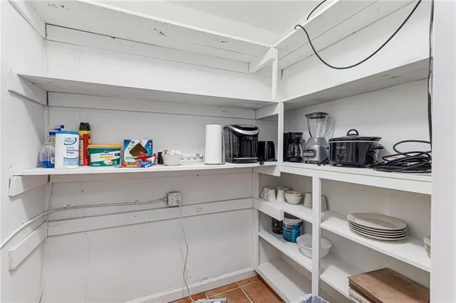 a view of an empty room