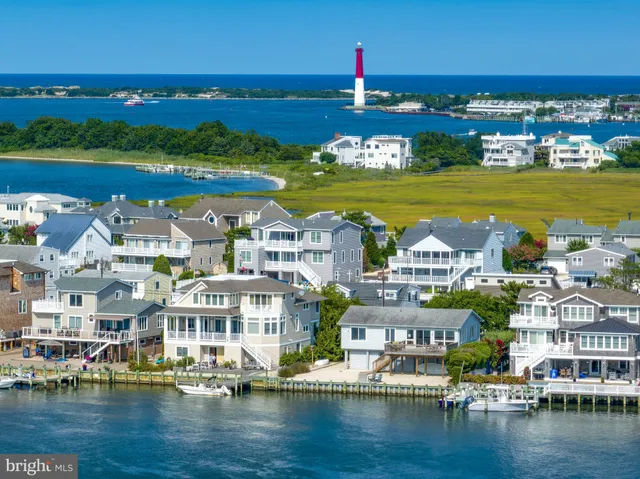 a view of a city with an ocean