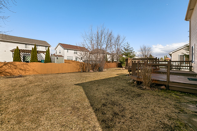 24340 Hemlock Drive Plainfield, IL 60585 - Photo 31 of 33 a view of backyard of the house